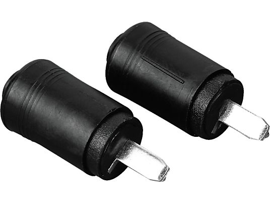 HAMA 122398 PLUG SPEAKER SCREWABLE 2PCS - Audio Adapter (Schwarz)