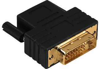 HAMA Adaptateur compact, fiche DVI-D - HDMI™ - prise, noir - Adaptateur compact (Noir)