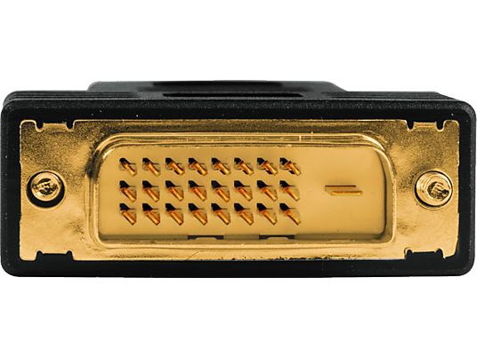 HAMA Adattatore compatto, Presa DVI-D - HDMI™-innesto, nero - Adattatore compatto (Nero)