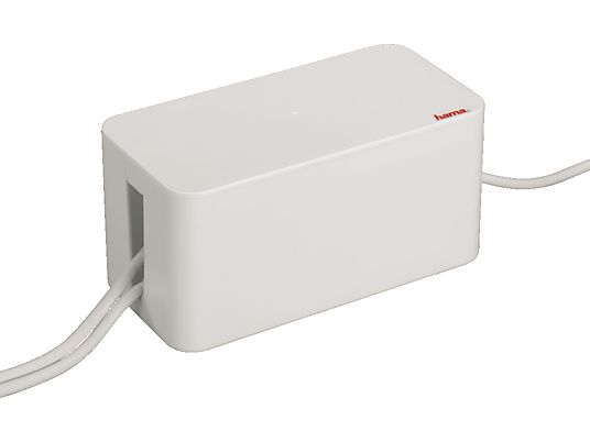 HAMA 20661 MINI CABLE BOX WHITE - Kabelbox (Weiss)