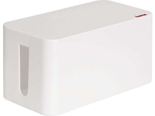 HAMA 20661 MINI CABLE BOX WHITE - Kabelbox (Weiss)