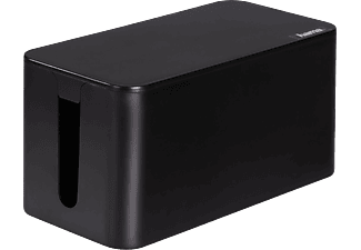 HAMA 20663 MINI CABLE BOX BLACK - Kabelbox (Schwarz)