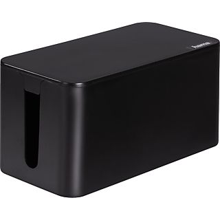 HAMA 20663 MINI CABLE BOX BLACK - Kabelbox (Schwarz)
