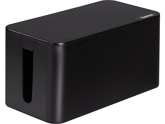 HAMA Boîtier pour câbles Mini, noir - Boîte à câble (Noir)