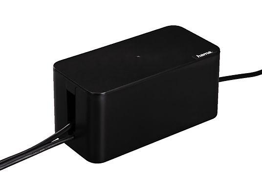 HAMA Boîtier pour câbles Mini, noir - Boîte à câble (Noir)