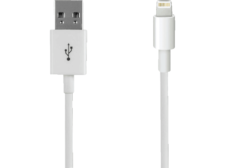 CELLULAR LINE IPH5 LIGHTENING DATA CABLE WHITE - Lightning Kabel (Weiss)