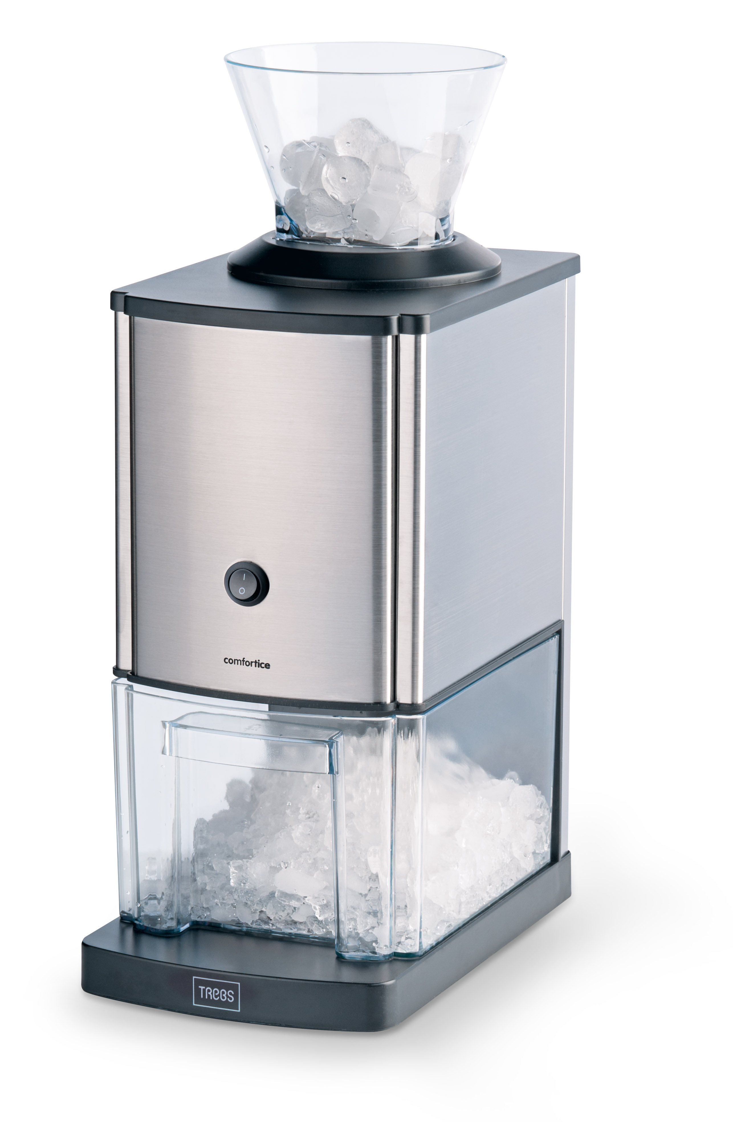 TREBS 21114 Comfortice Eiscrusher (80 Watt, Edelstahl)