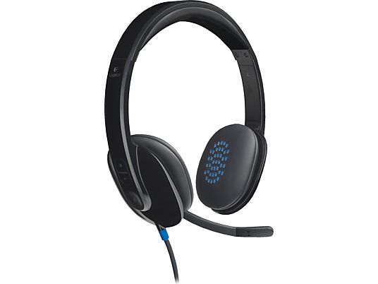 LOGITECH H540 - PC Headset (Kabelgebunden, Binaural, On-ear, Schwarz)