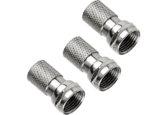 HAMA 123386 PLUG SAT 5.5MM SCREWABLE - F-Stecker (Silber)