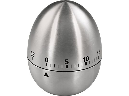 XAVAX timer da cucina in acciaio INOX a forma di uovo - 