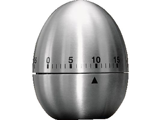 XAVAX timer da cucina in acciaio INOX a forma di uovo - 