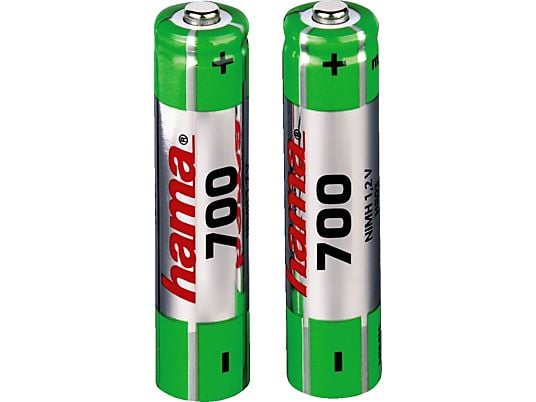 HAMA 56801 NIMH AAA 700MAH 2PCS - Pile (Vert)