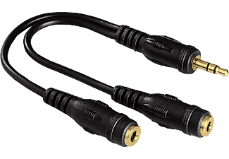 HAMA ADAPTER A-RCA/AUX3 F/M 0.2M - Adaptateur (Noir)