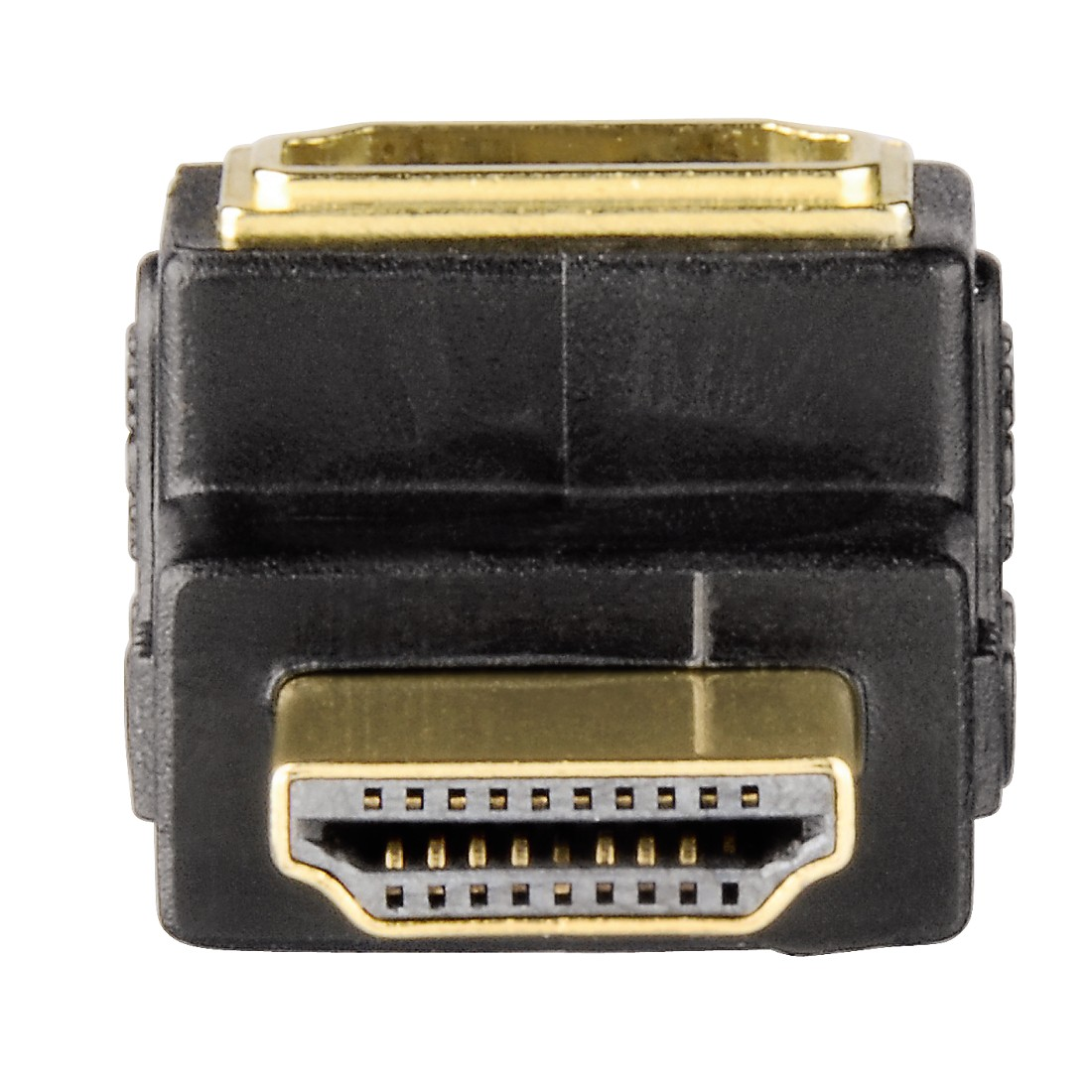 Adapter HAMA HDMI GN. 90 stopni - HDMI WT.