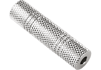 HAMA AUX3 F/F - 3,5-mm-Klinken-Kupplung (Silber)