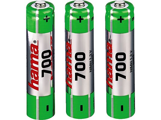 HAMA 3er Pack - Batterie (Grün)