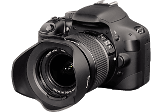 HAMA 93652 LENS HOOD+CAP UNI 52MM - Gegenlichtblende mit Objektivdeckel (Schwarz)