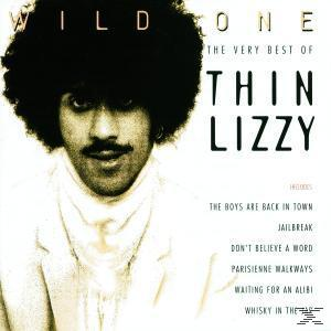 Albumcover von Thin Lizzy mit Bandnamen und Porträt eines Mannes.