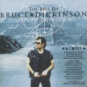 Albumcover: Bruce Dickinson mit Sonnenbrille und Lederjacke vor einer Landschaft.