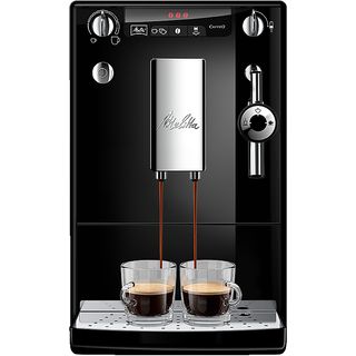 MELITTA E 957-101 Solo & Perfect Milk Kaffeevollautomat (Schwarz, Stahl-Kegelmahlwerk, Dampfdüse)