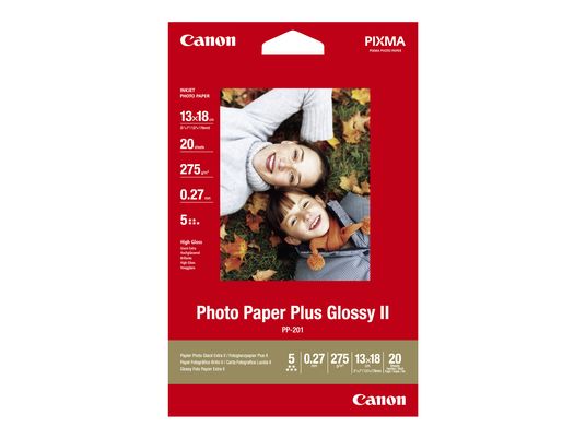 CANON PP-201 13X18 PAPER PLUS GLOSSY -  (Weiss)