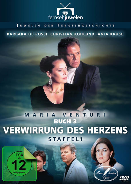 DVD-Cover mit einem Paar und anderen Schauspielern. Der Titel lautet 'Maria Venturi'. Deutscher Text oben und unten.