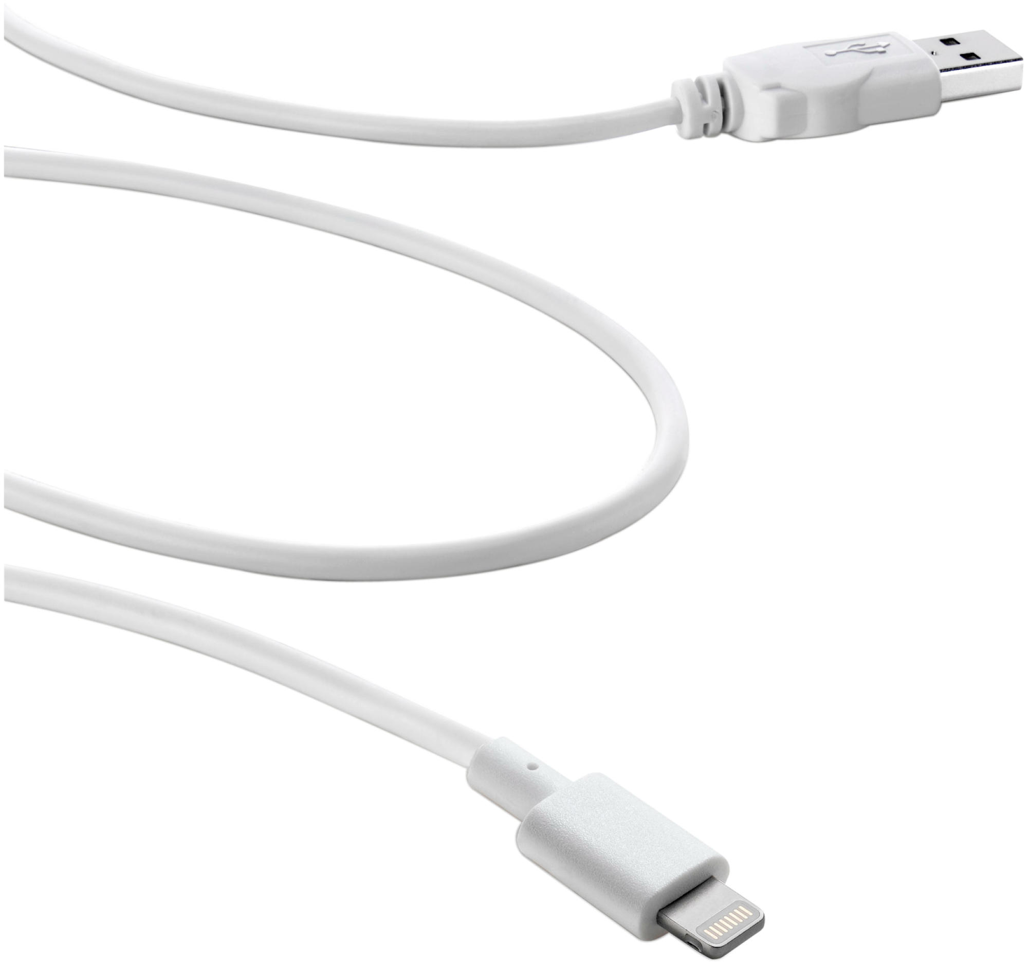 Daten-Kabel, LINE 1x m, 1 USB CELLULAR 33772, Weiß