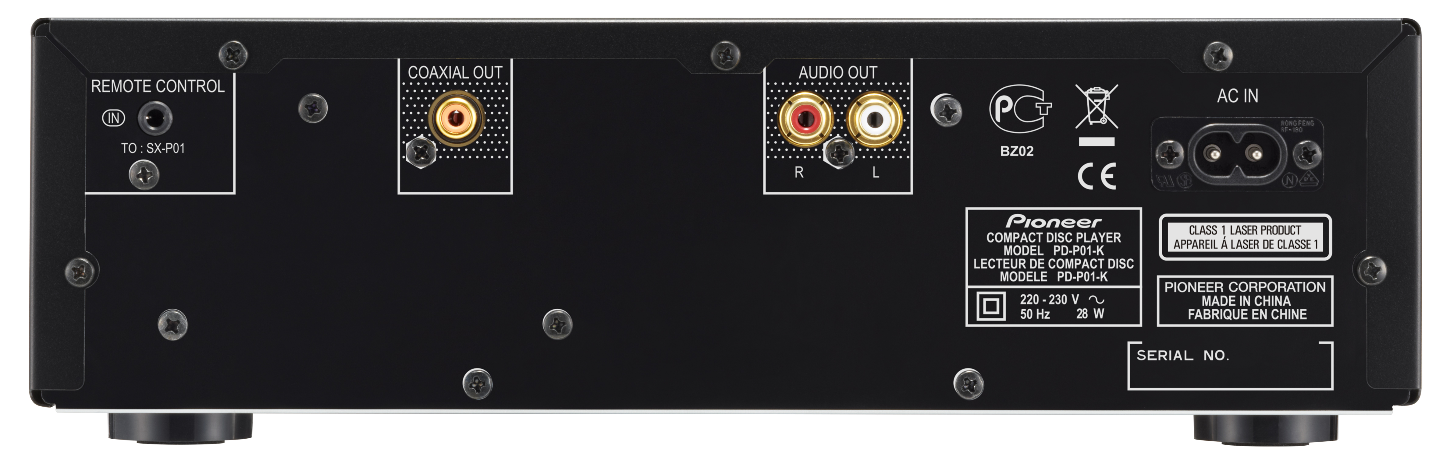 PIONEER XC-P01-K Kompaktanlage (iPod Steuerung, Schwarz)