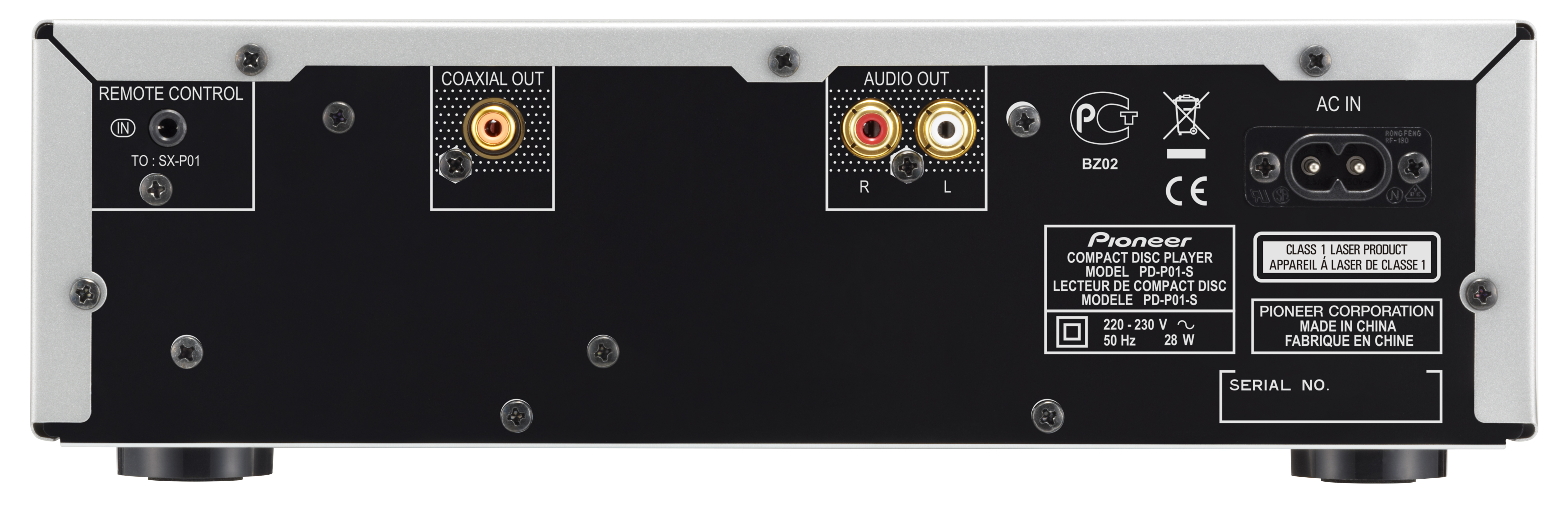 PIONEER XC-P01-S Compact Component HiFi-System (iPod Steuerung, Silber)