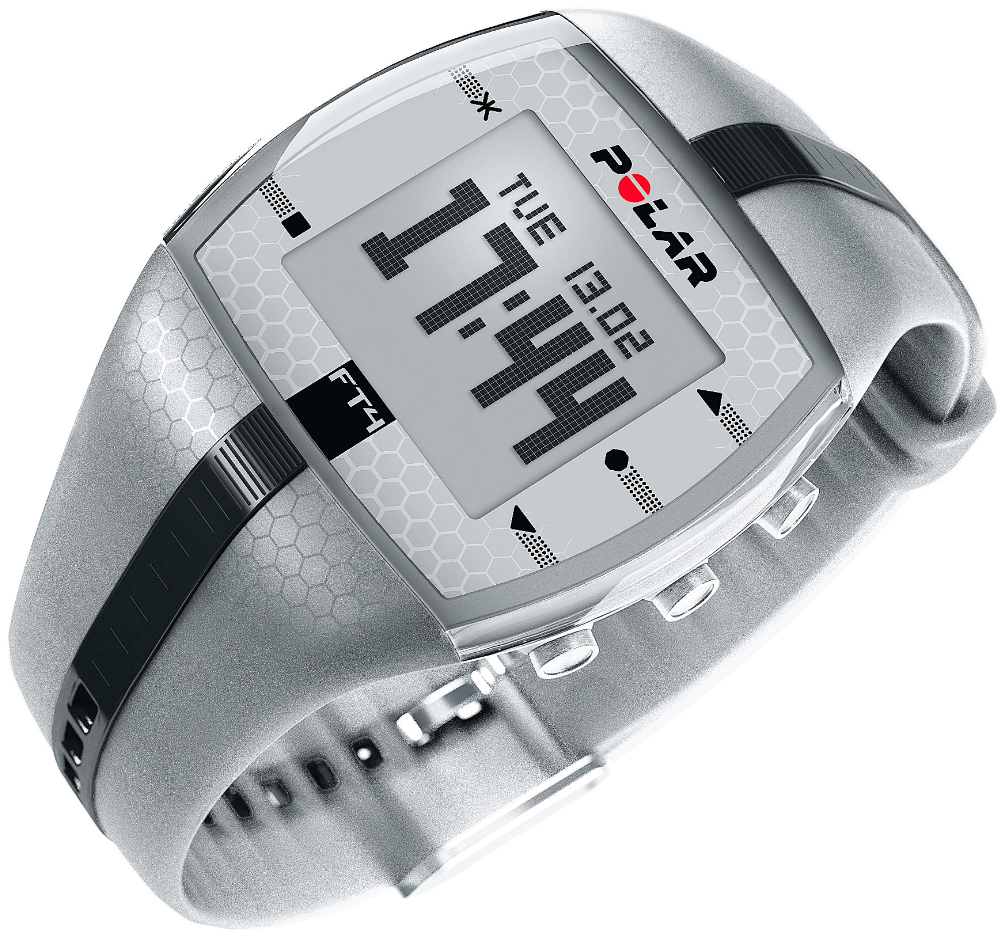 Reloj deportivo - Polar FT4 Plata y negro