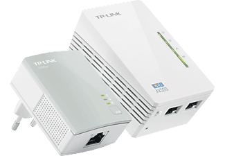 TP-LINK TL-WPA4220KIT AV500 2-Port Wifi Powerline Adapter Starter Kit - Adattatore powerline (Bianco)