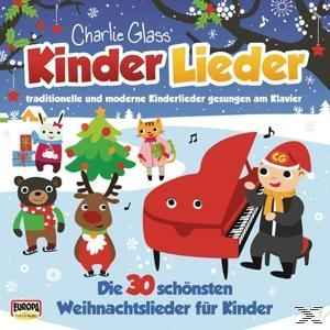 Ein farbenfrohes CD-Cover mit Zeichentrickfiguren, einem Klavier und einem Weihnachtsbaum.