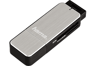 HAMA hama USB 3.0 Lecteur de carte - SD/microSD - Noir/Argent - Lettore di schede (Nero/Argento)