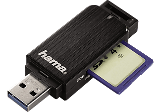 HAMA USB3.0, Kartenleser, Schwarz