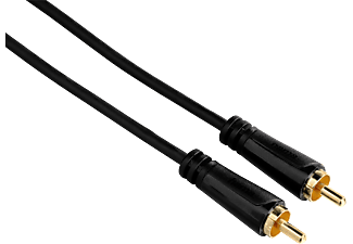 HAMA 122153 CABLE RCA M/M 1.5M - Kabel (Schwarz)