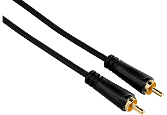 HAMA 122154 CABLE RCA M/M 3.0M - Kabel (Schwarz)
