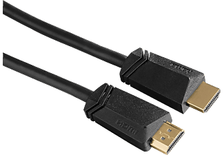 HAMA 123200 CABLE HDMI M/M 0.75M HS GP - HDMI-Kabel (Schwarz)