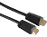 HAMA 123200 CABLE HDMI M/M 0.75M HS GP - HDMI-Kabel (Schwarz)