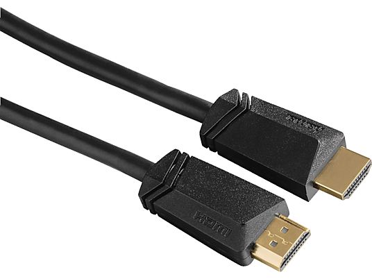 HAMA 123200 CABLE HDMI M/M 0.75M HS GP - HDMI-Kabel (Schwarz)