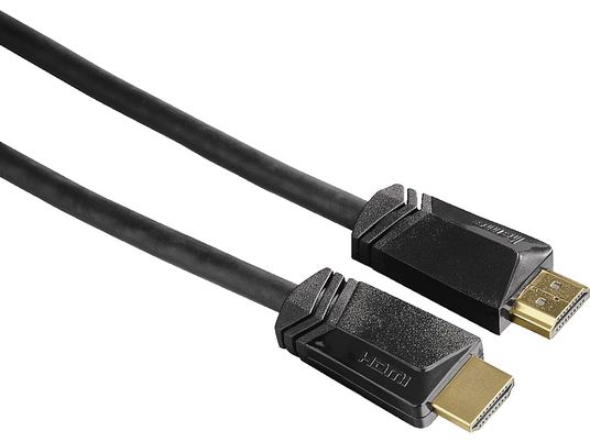 HAMA 123207 CABLE HDMI M/M 5.0M - HDMI-Kabel (Schwarz)
