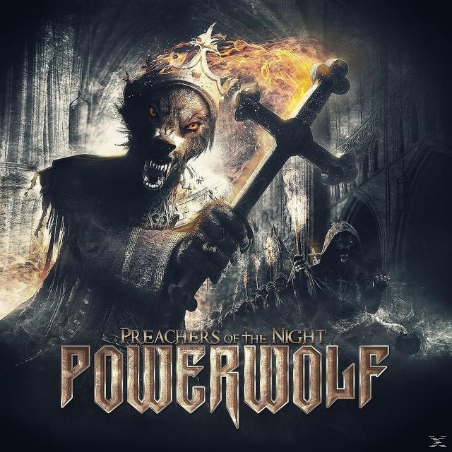 Albumcover: Ein Werwolf hält ein Kreuz. Dunkler Hintergrund mit einer Burg.