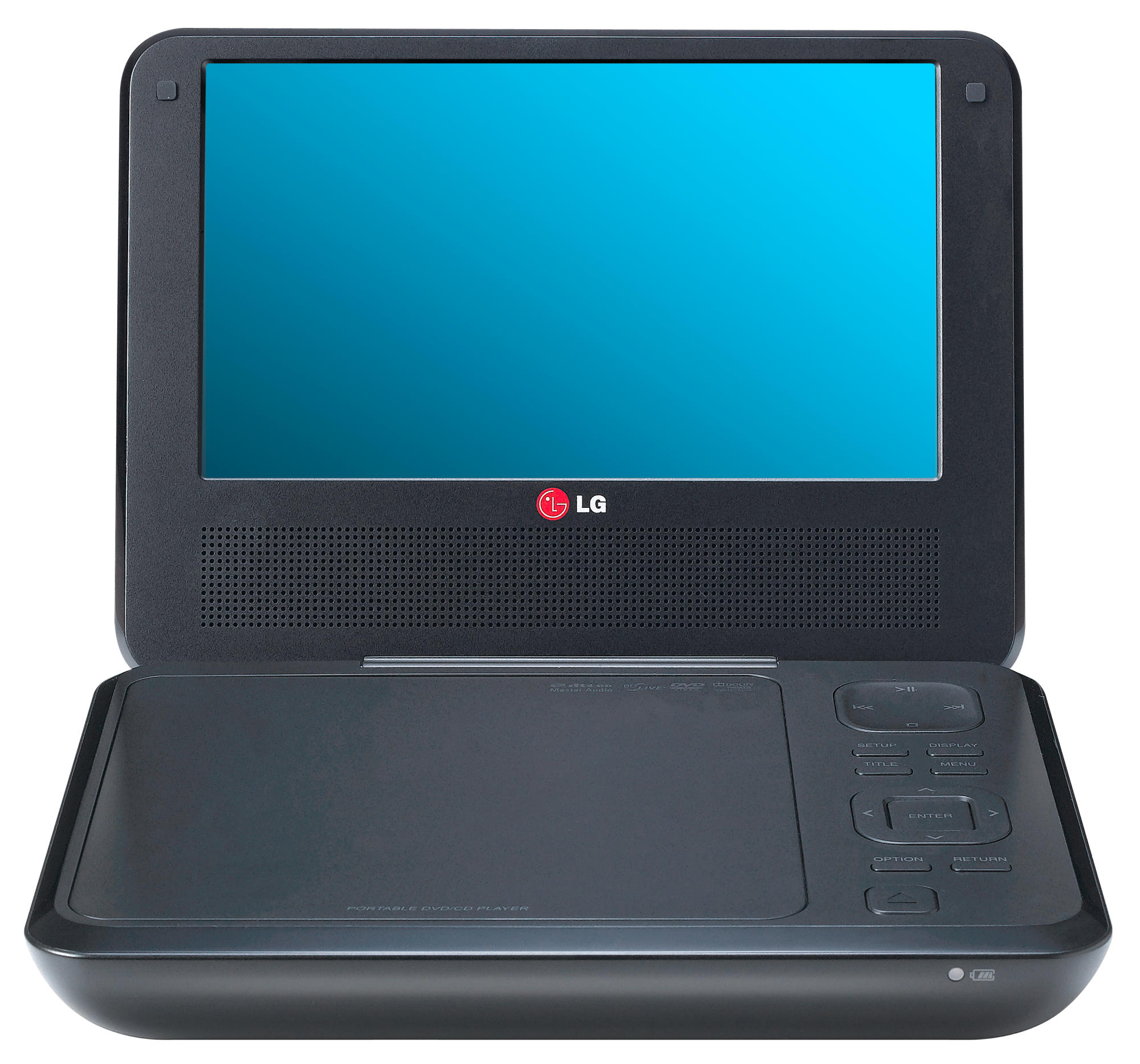 DVD portátil 7" - LG DT733, Negro, USB Reproductor
