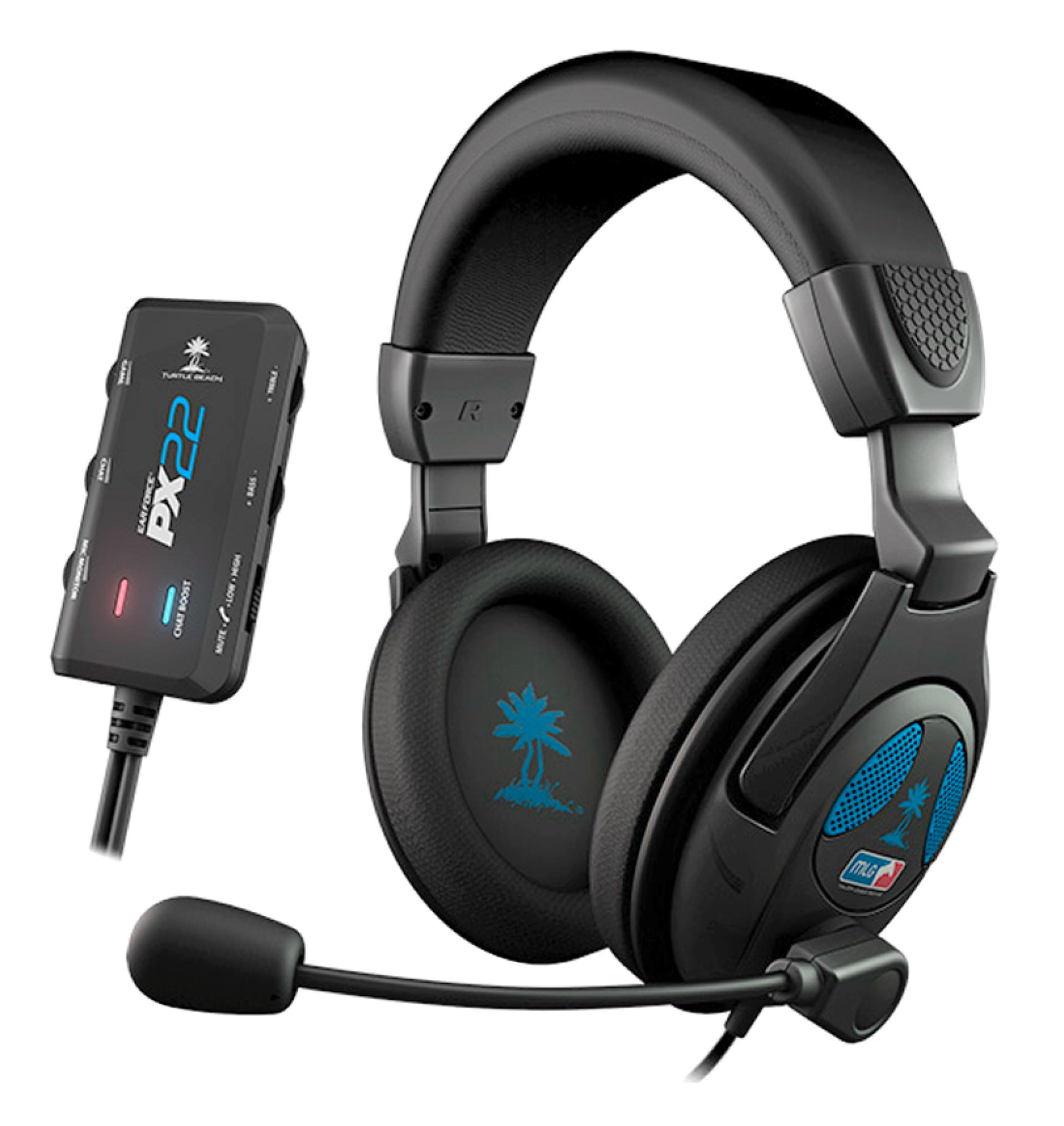 TURTLE BEACH Ear Force PX22 Gaming-Headset Schwarz, Over-ear Gaming Headset Schwarz
