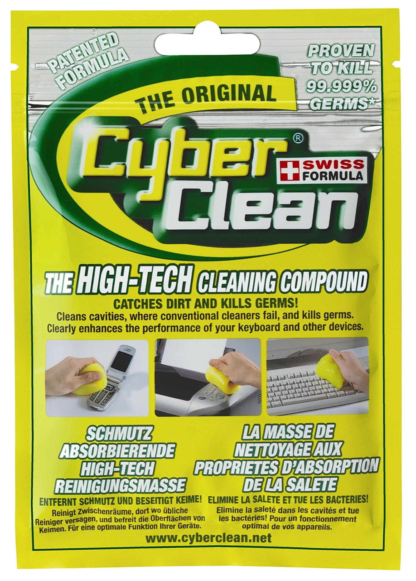 CYBERCLEAN Reinigungsmittel Office Gelb Bag