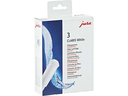 JURA CLARIS bianco filtro - 3  pezzi - pacchetto vantaggioso