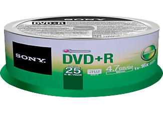 SONY 25DPR47SP DVD+R, 25 db, hengeren