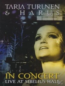 DVD-Cover mit Tarja Turunen & Harus. Es steht "In Concert" und "Live at Sibelius Hall".