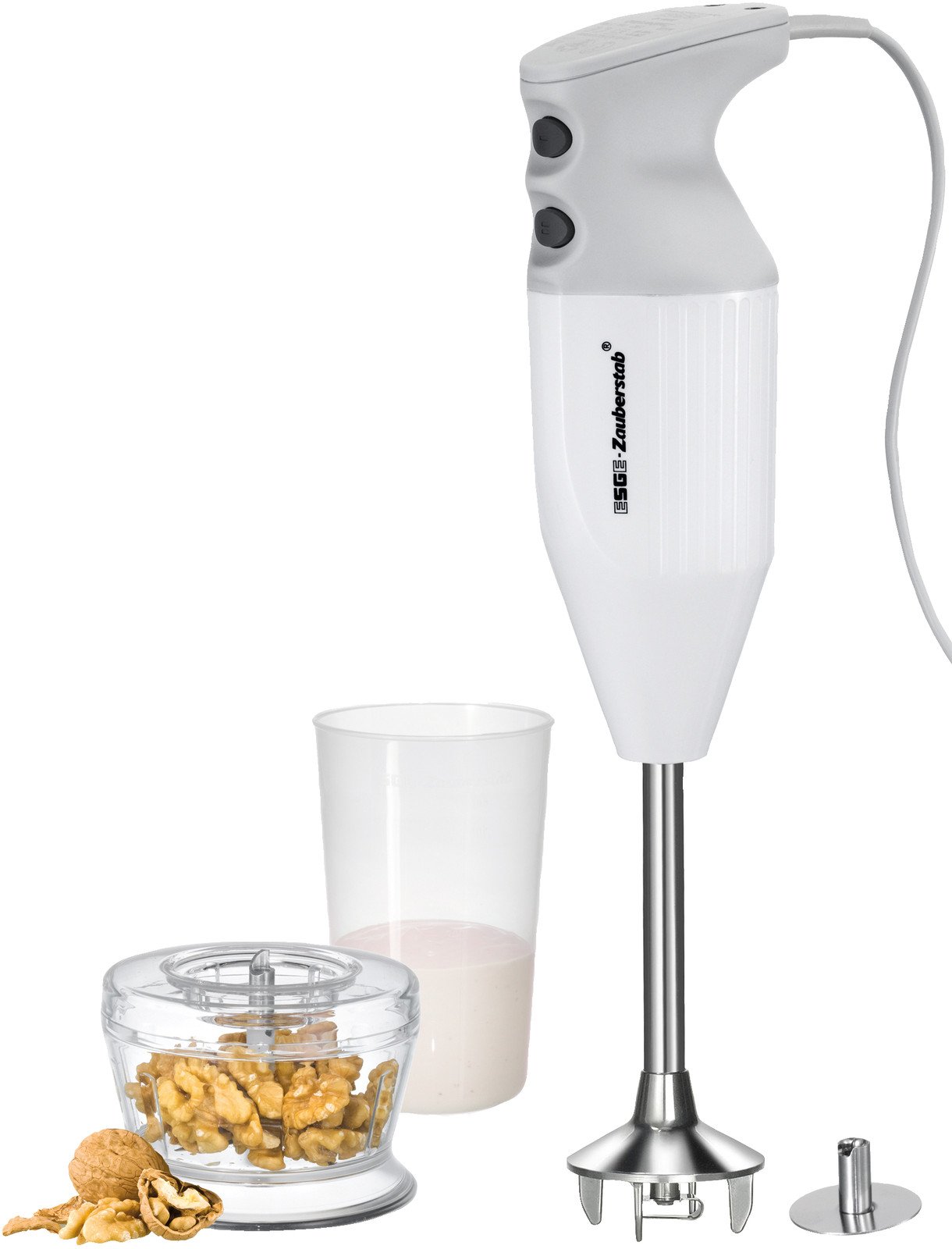 ESGE 90410 Zauberstab M 122 De Luxe, Stabmixer, 140 Watt, Weiß