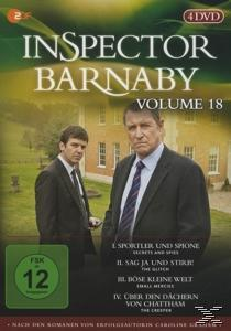 DVD-Hülle von 'Inspector Barnaby'. Zwei Männer stehen vor einem Gebäude.