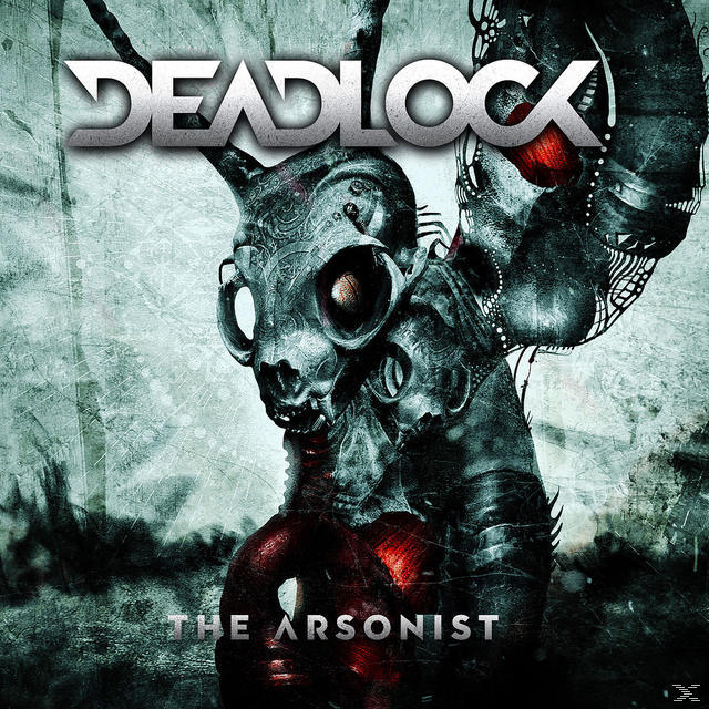 Albumcover mit einer monsterartigen Figur. Der Text lautet DEADLOCK und THE ARSONIST.
